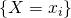 {X=x_i}