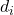 d_{i}