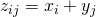 z_{ij}=x_{i} y_{j}